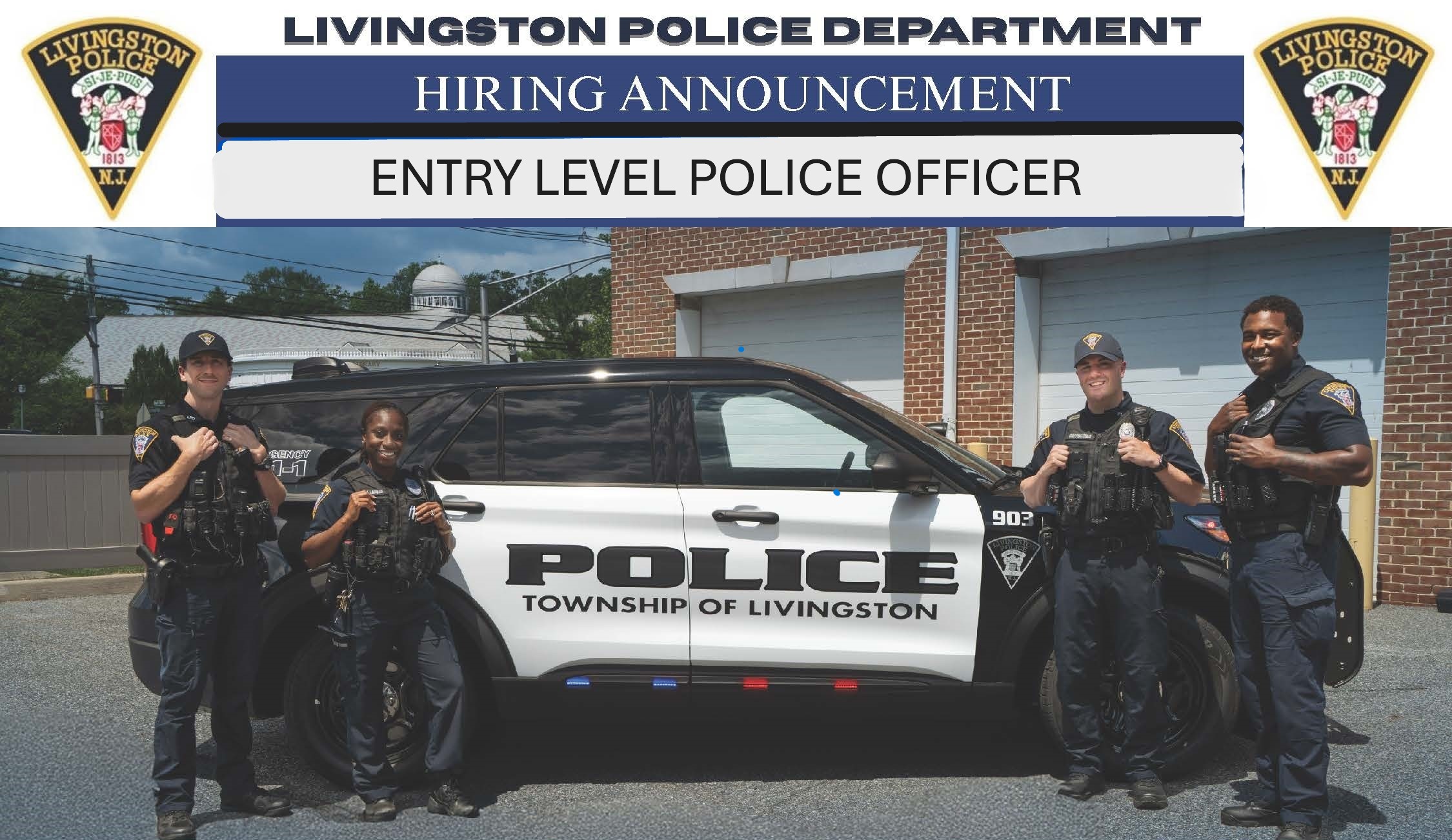 Livingston Township Police Department, NJ Police Jobs