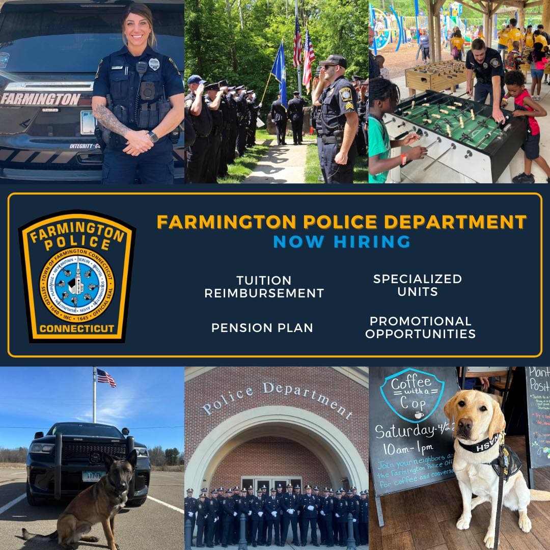 Farmington Police Department, CT Police Jobs