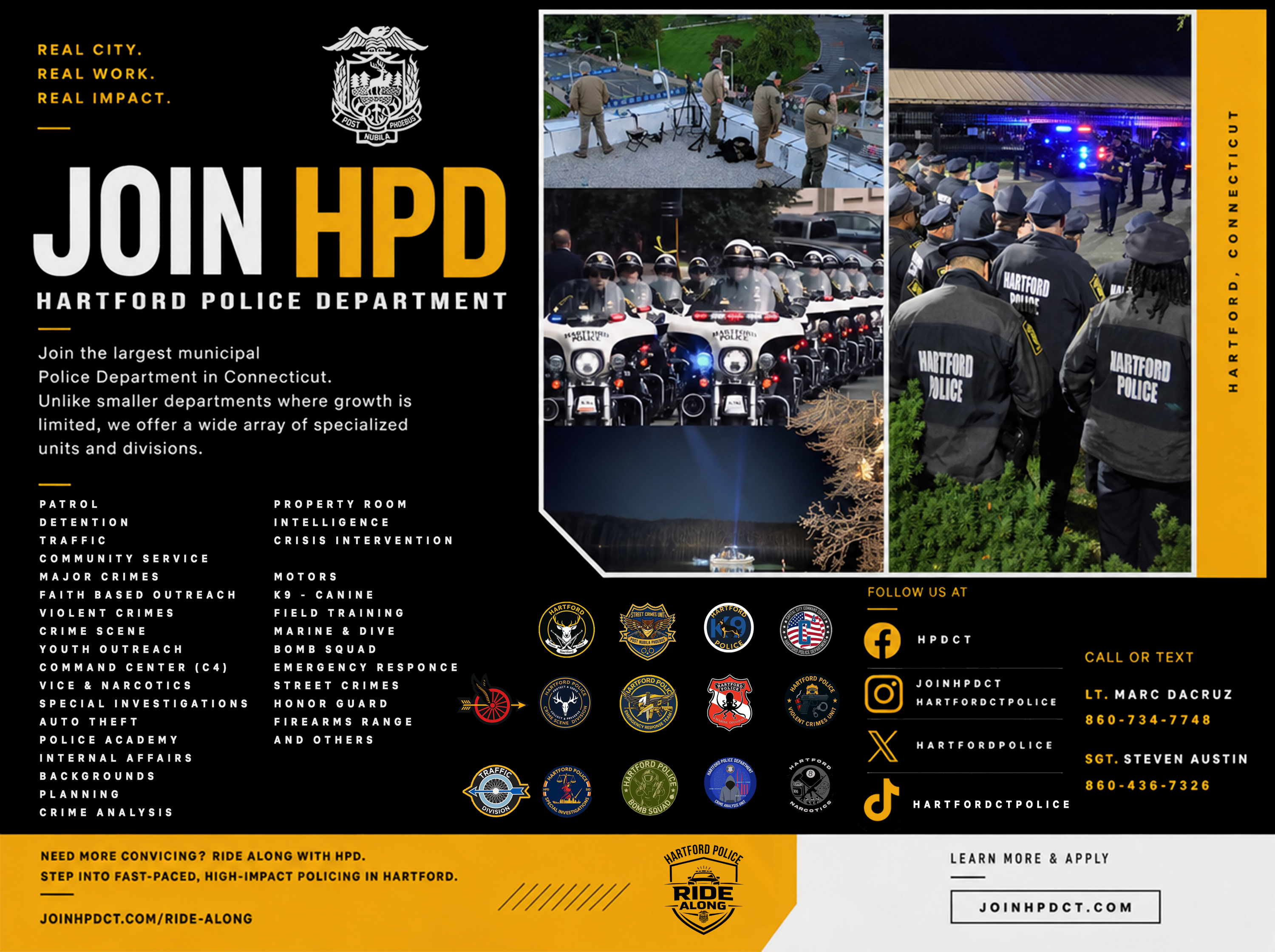 Hartford Police Department, CT Police Jobs