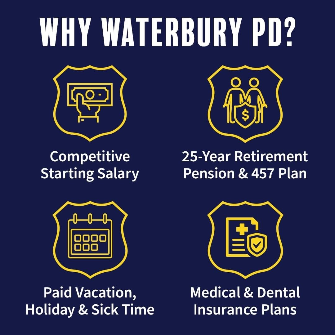 Waterbury Police Department, CT Police Jobs