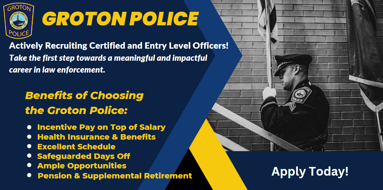 Groton Town Police Department, CT Police Jobs