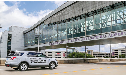 Police cruiser at the Airport