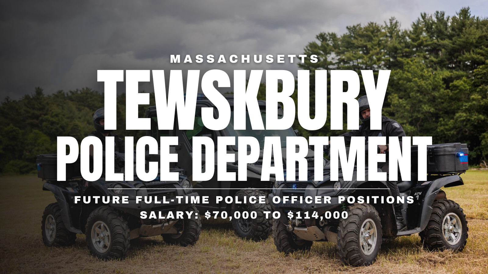 Apply Now to Tewksbury PD