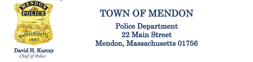 Mendon Police Department, MA Police Jobs